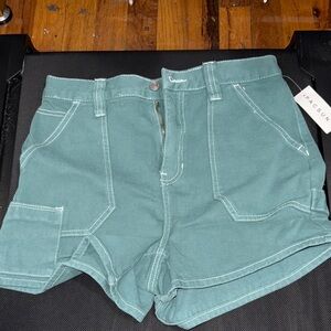 PacSun Teal Women's Cargo Shorts